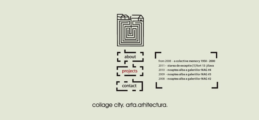 Collage city. Arta arhitectura. Projects